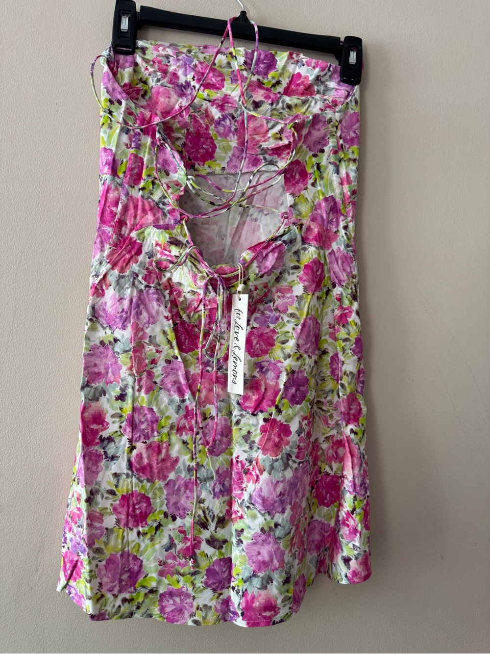 For Love and Lemons Paulina Rose Floral dress S - Picture 5 of 6